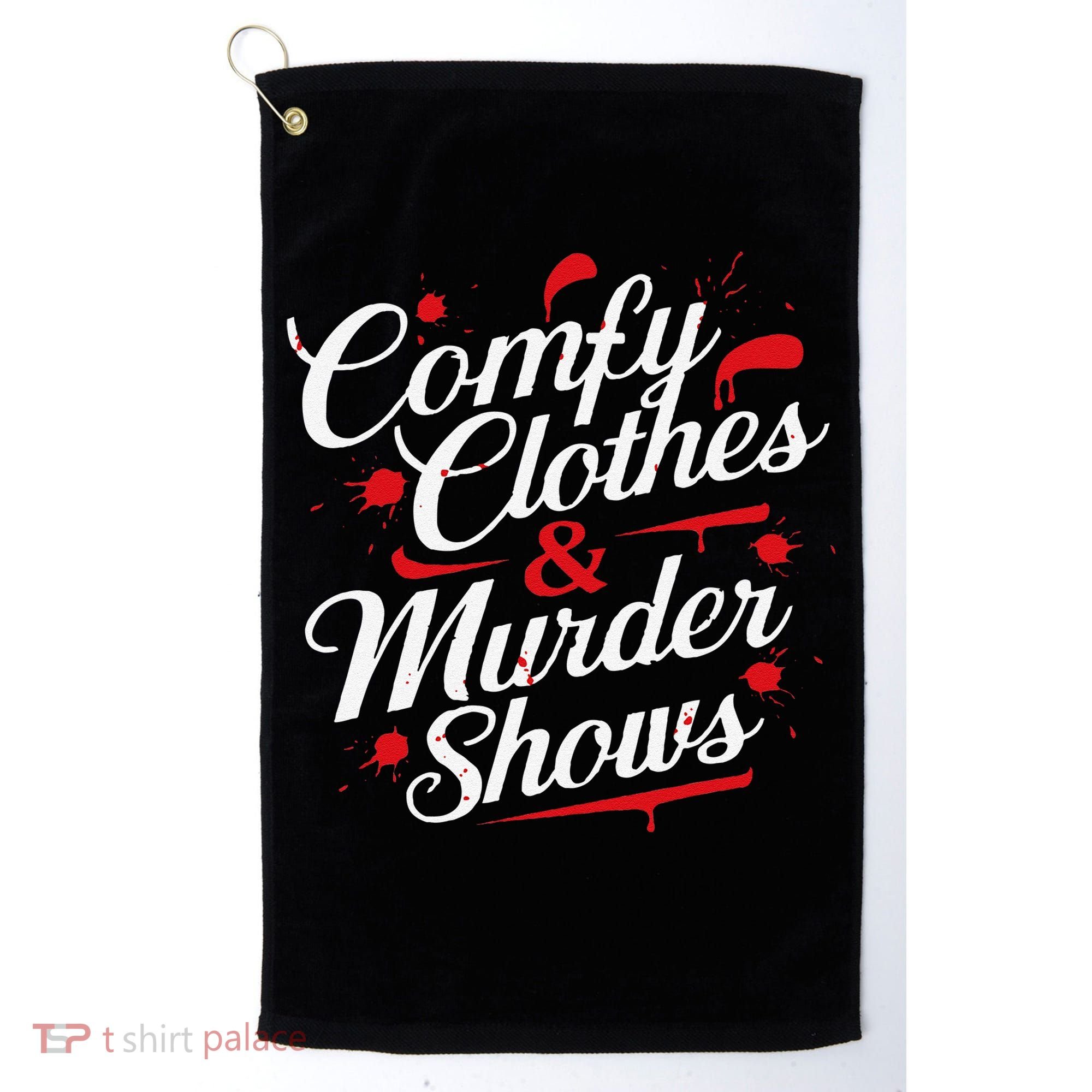 Murder Mystery Detective Documentary True Crime Golf Towel