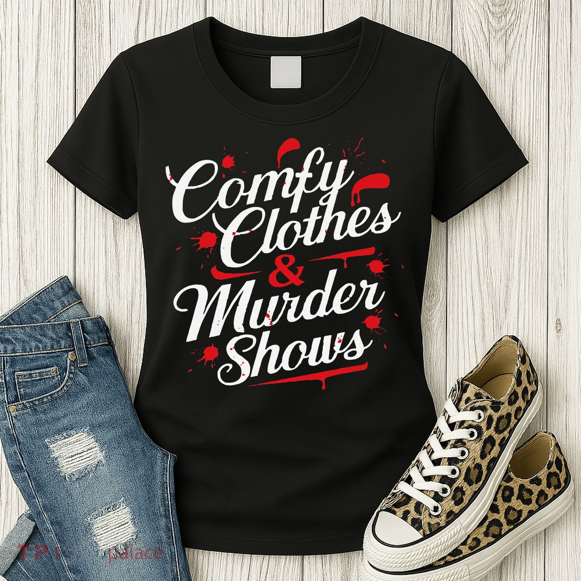 Murder Mystery Detective Documentary True Crime Women's T-Shirt
