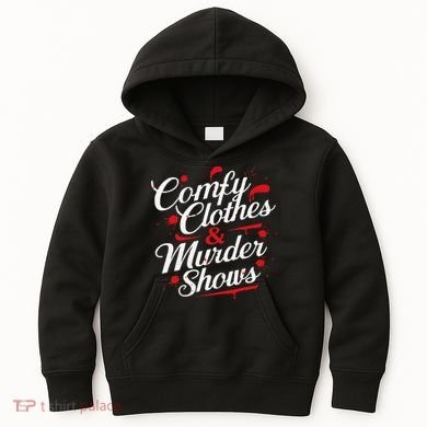 Murder Mystery Detective Documentary True Crime Kids Hoodie