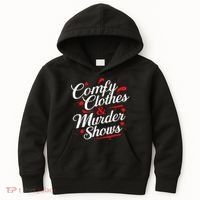 Murder Mystery Detective Documentary True Crime Kids Hoodie thumb 0