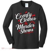 Murder Mystery Detective Documentary True Crime Kids Long Sleeve Shirt thumb 0