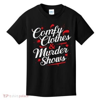 Murder Mystery Detective Documentary True Crime Kids T-Shirt
