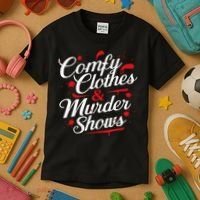 Murder Mystery Detective Documentary True Crime Kids T-Shirt thumb 3