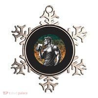Muscular Man Drinking Beer Ornament thumb 0