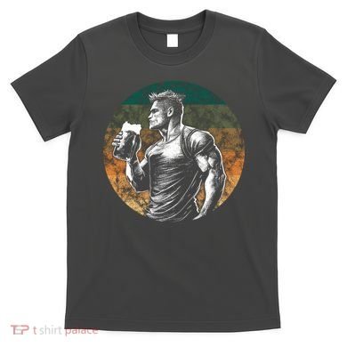 Muscular Man Drinking Beer T-Shirt