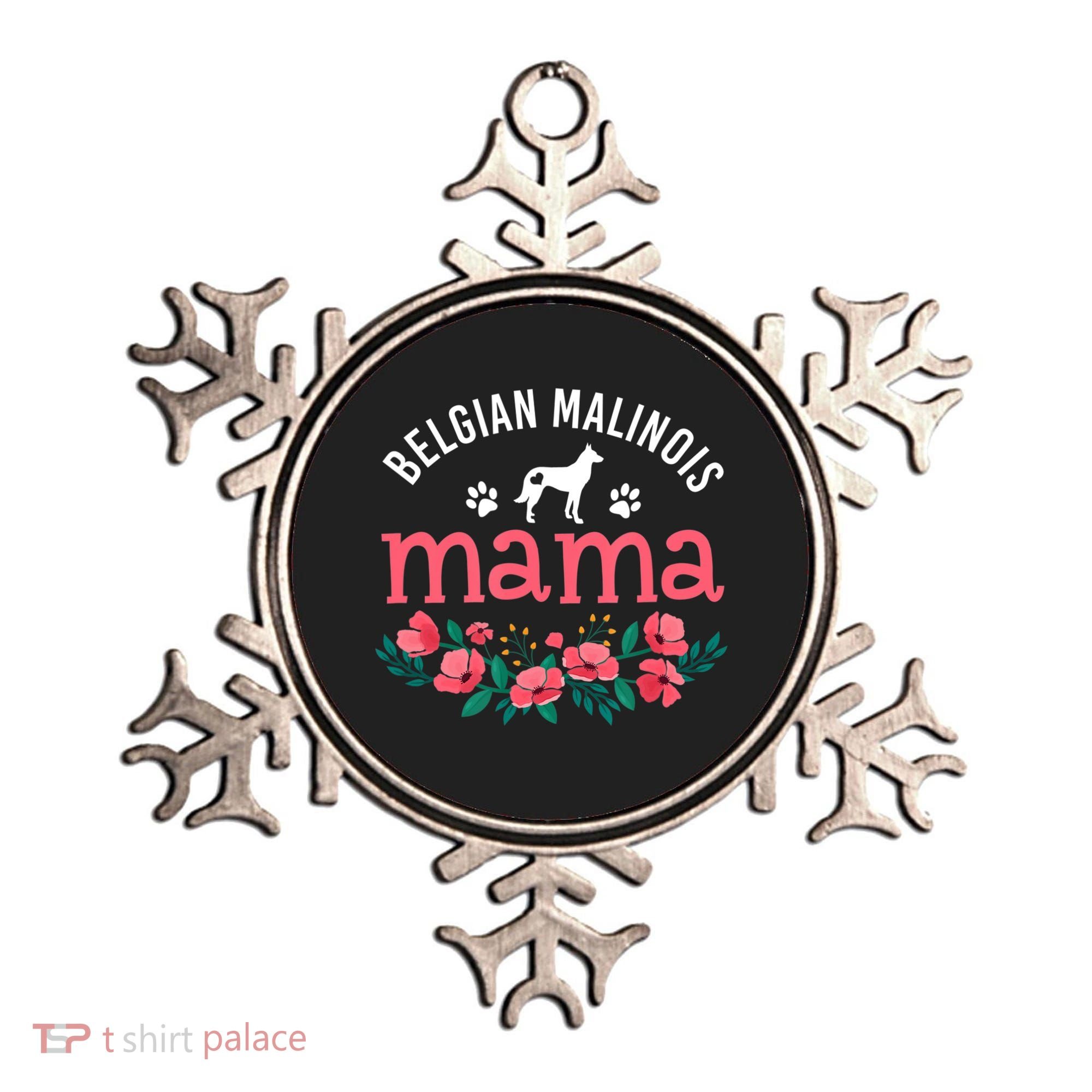 Malinois Mama Dog Women Belgian Malinois Dog Lover Mom Ornament