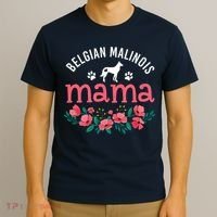 Malinois Mama Dog Women Belgian Malinois Dog Lover Mom T-Shirt thumb 3