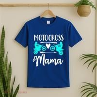 Moto Mom Dirt Bike Cute Motocross Mother Racing Atv Gift Meaningful Gift T-Shirt thumb 2