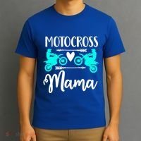 Moto Mom Dirt Bike Cute Motocross Mother Racing Atv Gift Meaningful Gift T-Shirt thumb 3