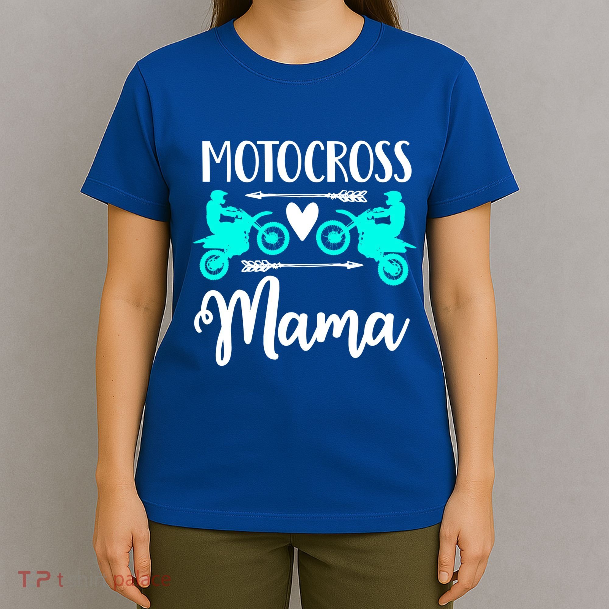Moto Mom Dirt Bike Cute Motocross Mother Racing Atv Gift Meaningful Gift T-Shirt