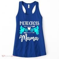 Moto Mom Dirt Bike Cute Motocross Mother Racing Atv Gift Meaningful Gift Women's Tank Top thumb 0