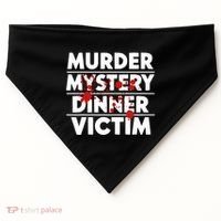 Murder Mystery Detective Documentary True Crime USA-Made Doggie Bandana thumb 0