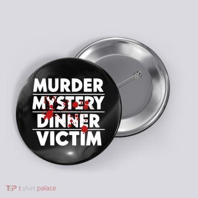 Murder Mystery Detective Documentary True Crime Button
