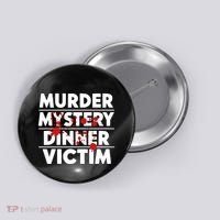 Murder Mystery Detective Documentary True Crime Button thumb 0