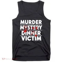 Murder Mystery Detective Documentary True Crime Tank Top thumb 0