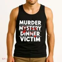 Murder Mystery Detective Documentary True Crime Tank Top thumb 3