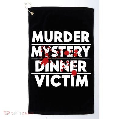 Murder Mystery Detective Documentary True Crime Golf Towel