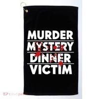 Murder Mystery Detective Documentary True Crime Golf Towel thumb 0