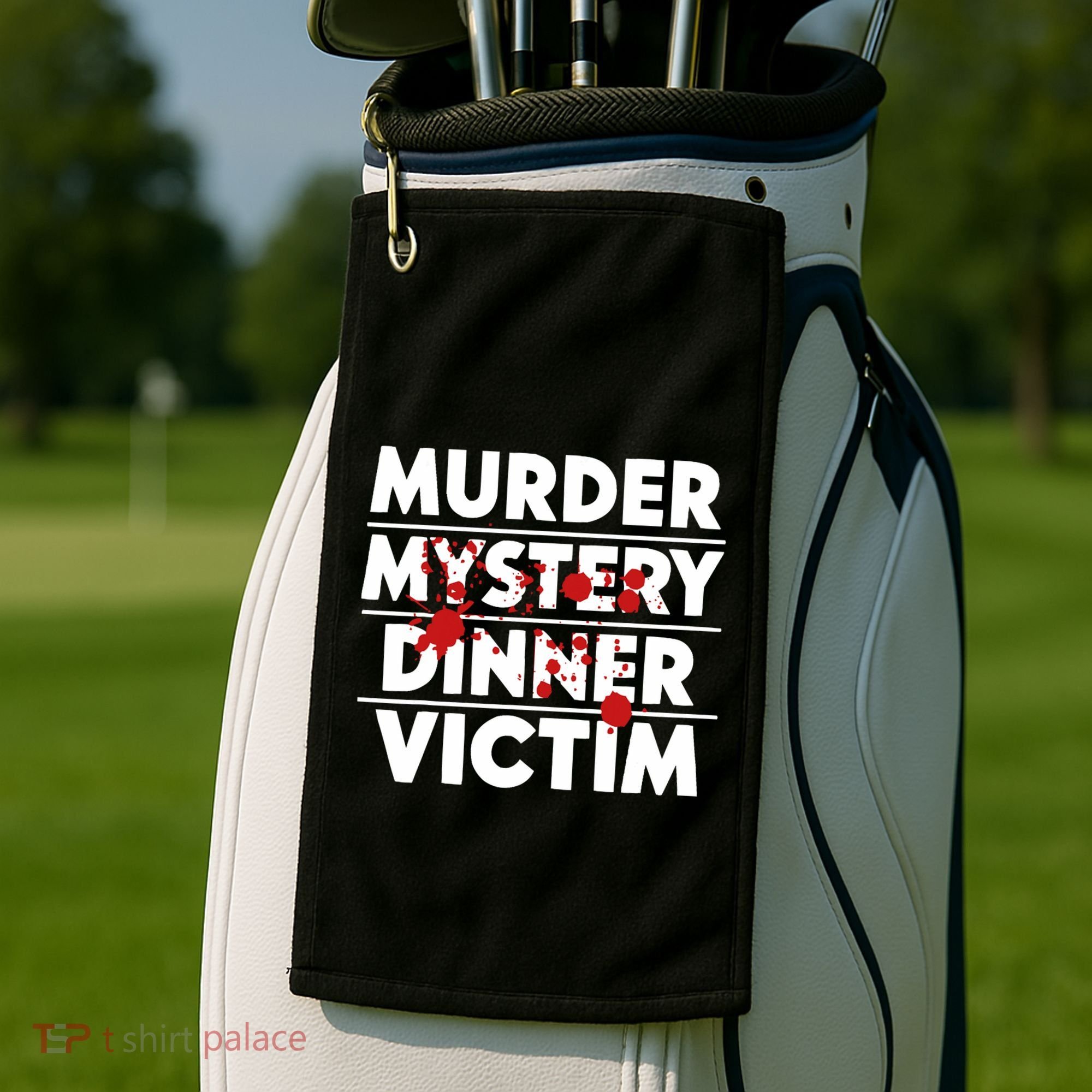 Murder Mystery Detective Documentary True Crime Golf Towel