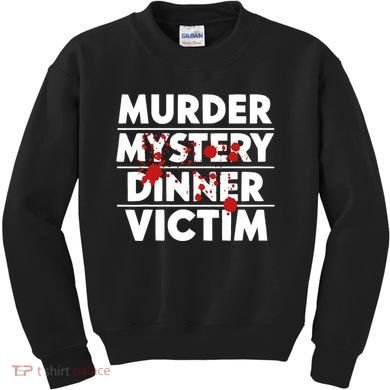 Murder Mystery Detective Documentary True Crime Kids Sweatshirt