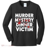Murder Mystery Detective Documentary True Crime Kids Long Sleeve Shirt thumb 0