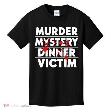Murder Mystery Detective Documentary True Crime Kids T-Shirt
