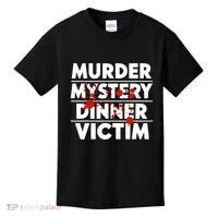 Murder Mystery Detective Documentary True Crime Kids T-Shirt thumb 0
