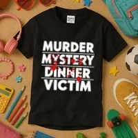 Murder Mystery Detective Documentary True Crime Kids T-Shirt thumb 3