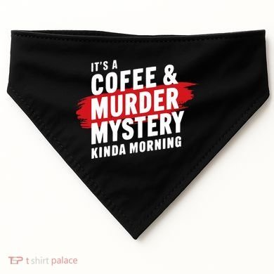 Murder Mystery Detective Documentary True Crime USA-Made Doggie Bandana