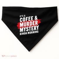 Murder Mystery Detective Documentary True Crime USA-Made Doggie Bandana thumb 0