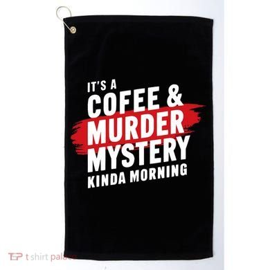 Murder Mystery Detective Documentary True Crime Golf Towel