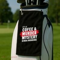 Murder Mystery Detective Documentary True Crime Golf Towel thumb 2