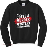 Murder Mystery Detective Documentary True Crime Kids Sweatshirt thumb 0