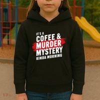 Murder Mystery Detective Documentary True Crime Kids Hoodie thumb 3