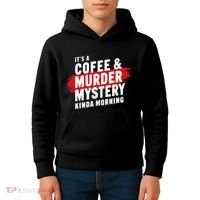 Murder Mystery Detective Documentary True Crime Kids Hoodie thumb 4