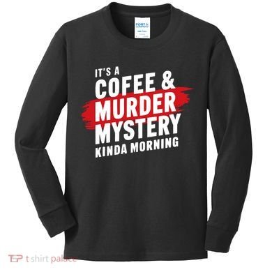 Murder Mystery Detective Documentary True Crime Kids Long Sleeve Shirt