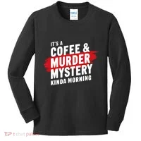 Murder Mystery Detective Documentary True Crime Kids Long Sleeve Shirt thumb 0