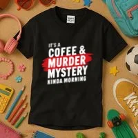 Murder Mystery Detective Documentary True Crime Kids T-Shirt thumb 3