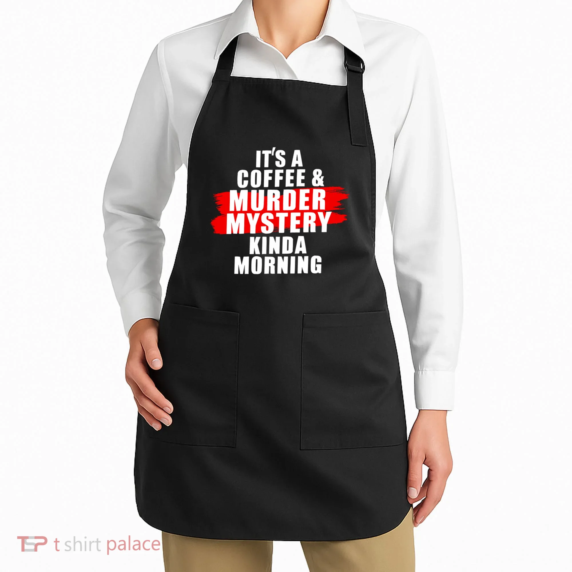 Murder Mystery Detective Documentary True Crime Apron