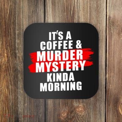Murder Mystery Detective Documentary True Crime Coaster