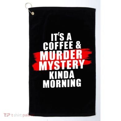 Murder Mystery Detective Documentary True Crime Golf Towel