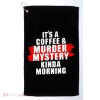 Murder Mystery Detective Documentary True Crime Golf Towel thumb 0