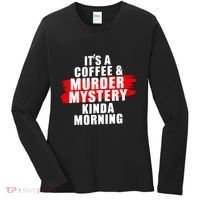 Murder Mystery Detective Documentary True Crime Women's Long Sleeve Shirt thumb 0