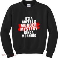 Murder Mystery Detective Documentary True Crime Kids Sweatshirt thumb 0