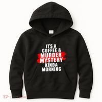 Murder Mystery Detective Documentary True Crime Kids Hoodie thumb 0