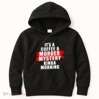 Murder Mystery Detective Documentary True Crime Kids Hoodie thumb 0