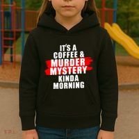 Murder Mystery Detective Documentary True Crime Kids Hoodie thumb 3