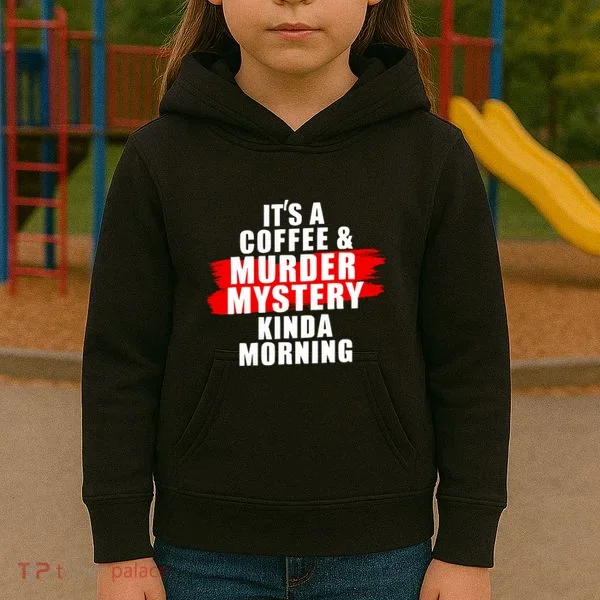 Murder Mystery Detective Documentary True Crime Kids Hoodie