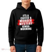 Murder Mystery Detective Documentary True Crime Kids Hoodie thumb 4