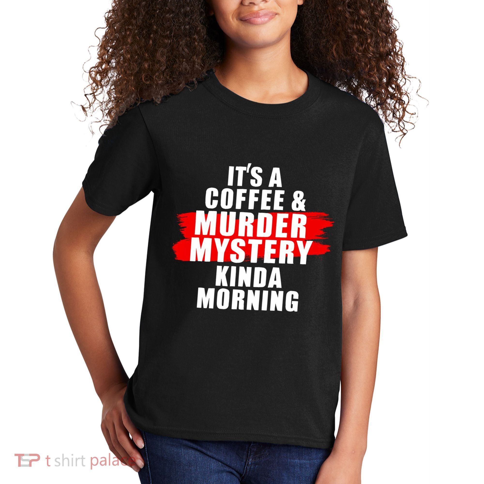 Murder Mystery Detective Documentary True Crime Kids T-Shirt